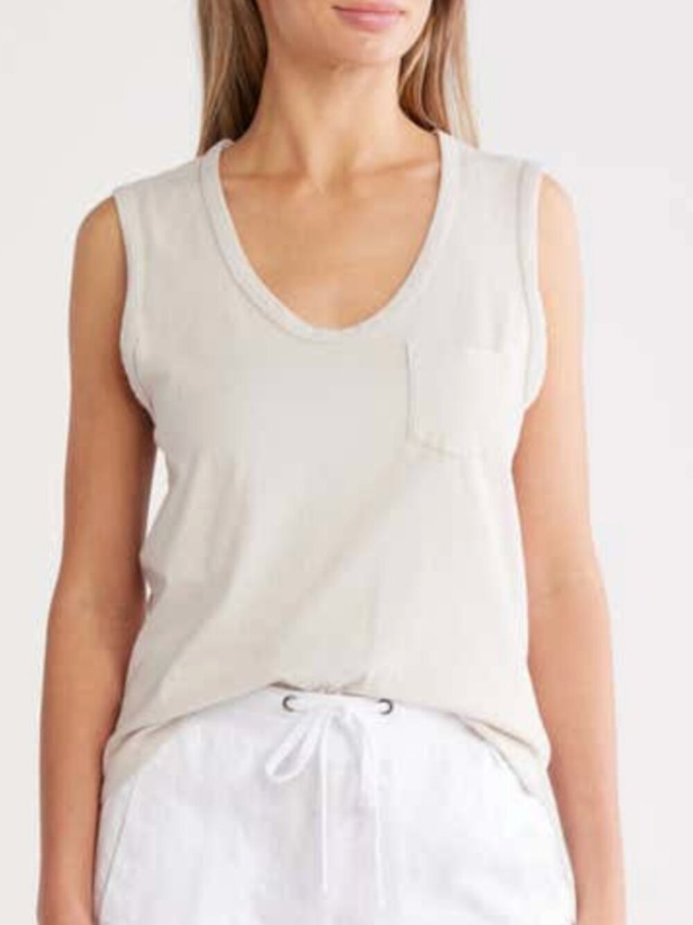 JAMES PERSE 100% cotton V-neck tank Sz.3 (Large) NWT